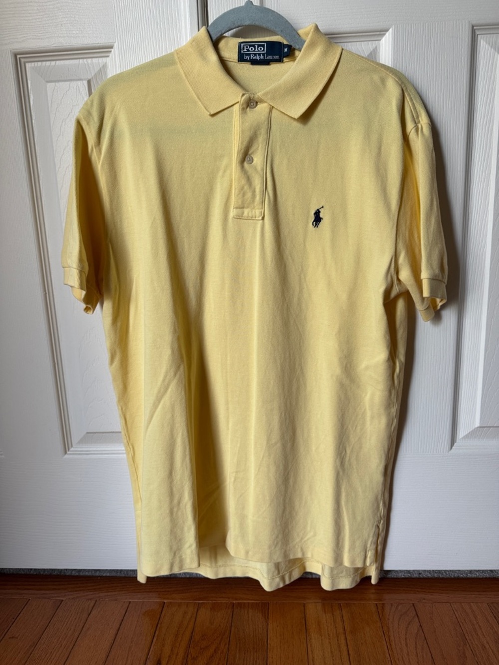 Polo by Ralph Lauren Men’s Pale Yellow Classic Polo Shirt